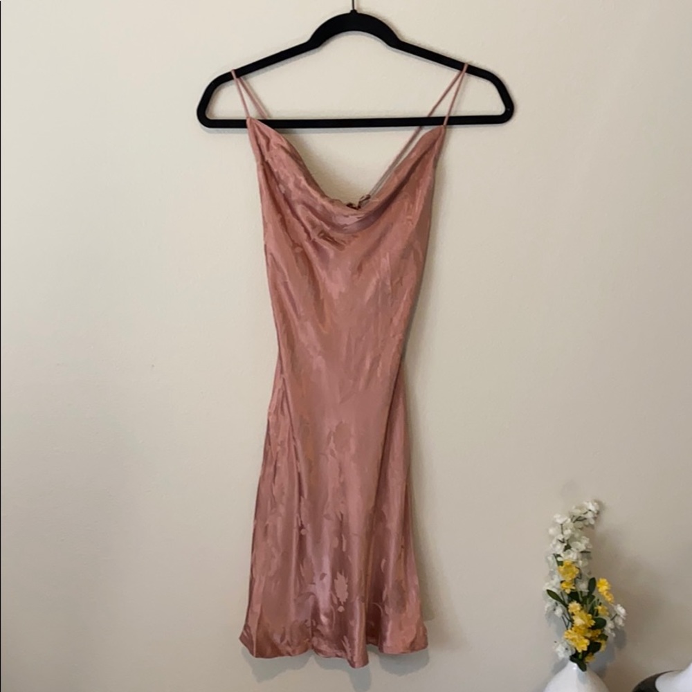 Pink Slip Dress